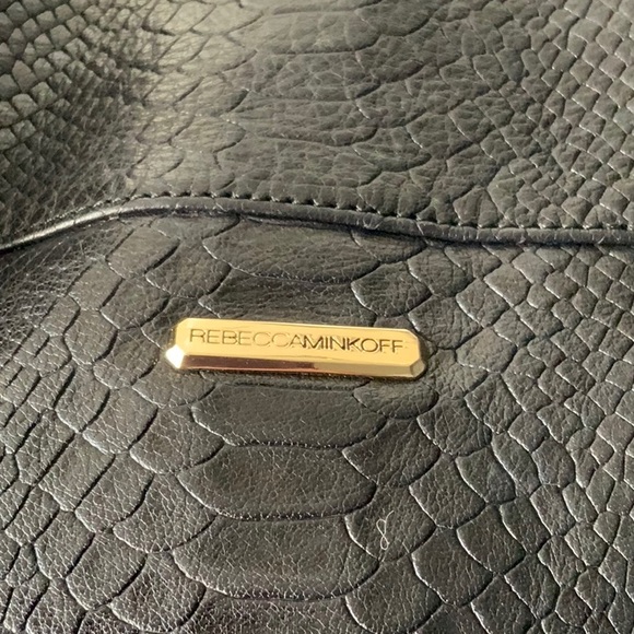 Rebecca Minkoff Large Black Leather Shoulder Bag - Picture 3 of 9